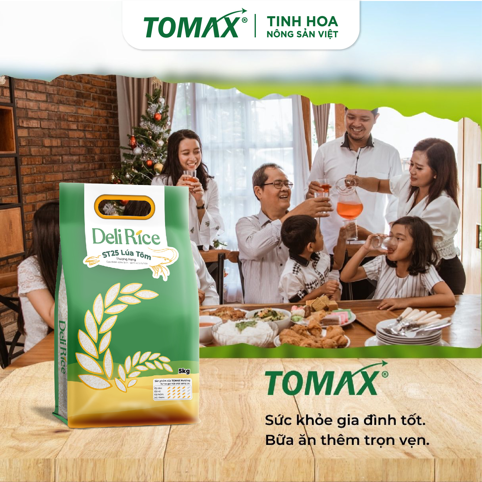 Gạo ST25 Lúa Tôm Hữu Cơ - Túi 5kg 2 Gạo ST25 Lúa Tôm Hữu Cơ - Túi 5kg - Ảnh 2