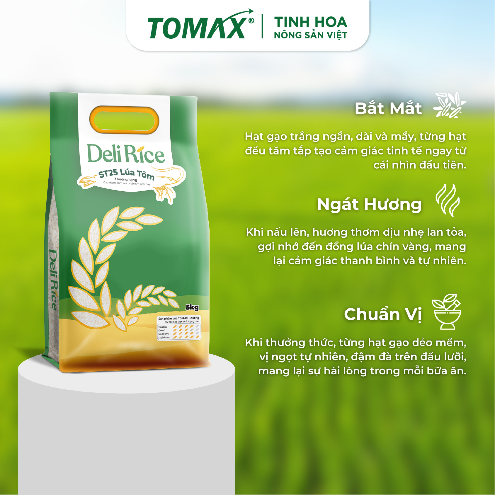 Gạo ST25 Lúa Tôm Hữu Cơ - Túi 5kg 5 Gạo ST25 Lúa Tôm Hữu Cơ - Túi 5kg - Ảnh 5