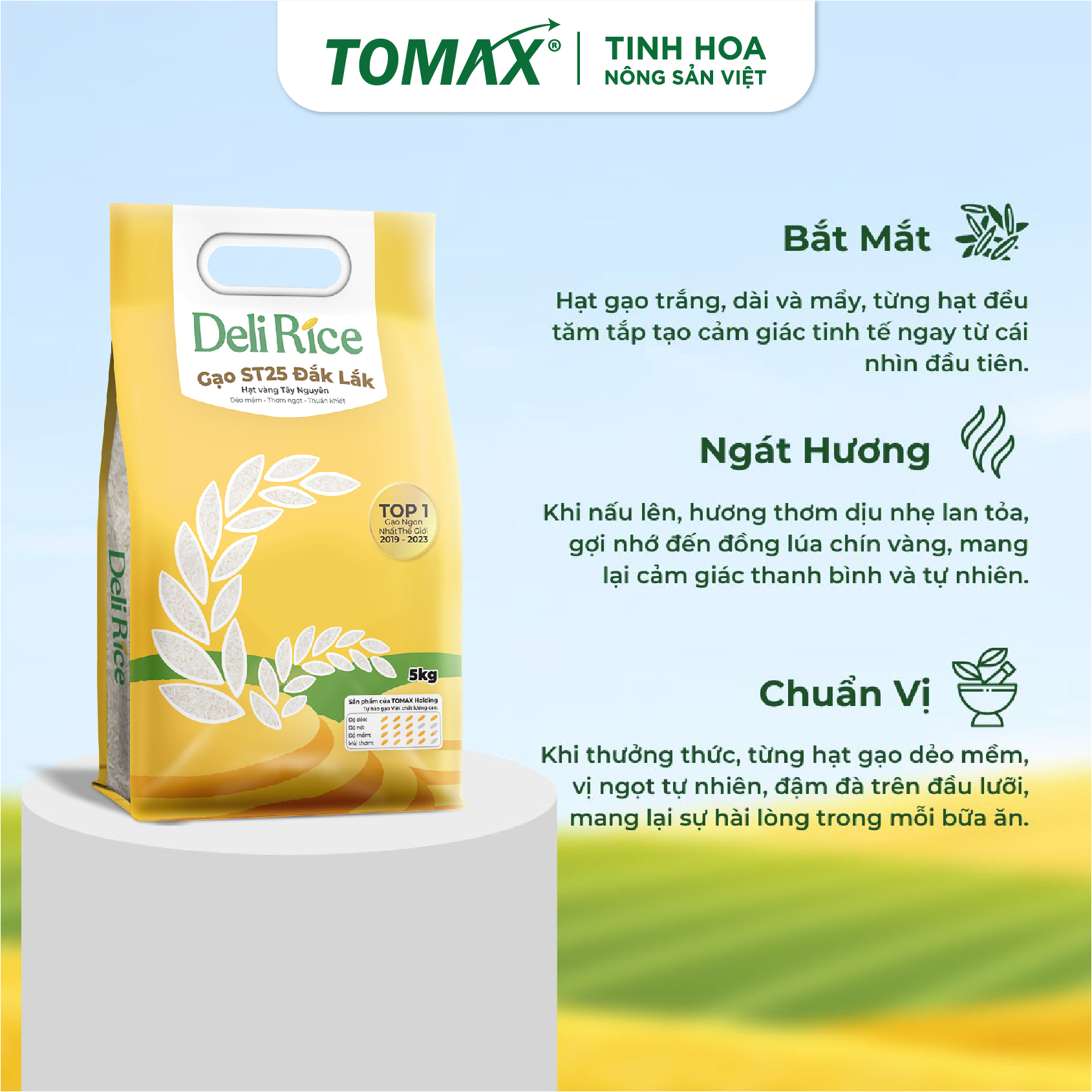 Gạo ST25 Dak Lak Canh Tác Hướng Hữu Cơ (Túi 5kg) 5 Gạo ST25 Dak Lak Canh Tác Hướng Hữu Cơ (Túi 5kg) - Ảnh 5