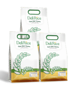 Combo 3 túi Gạo Deli Rice Gạo Đài Thơm 5kg