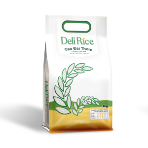 Gạo Đài Thơm 8, Tơi Xốp, Dẻo Cơm - Túi 5kg