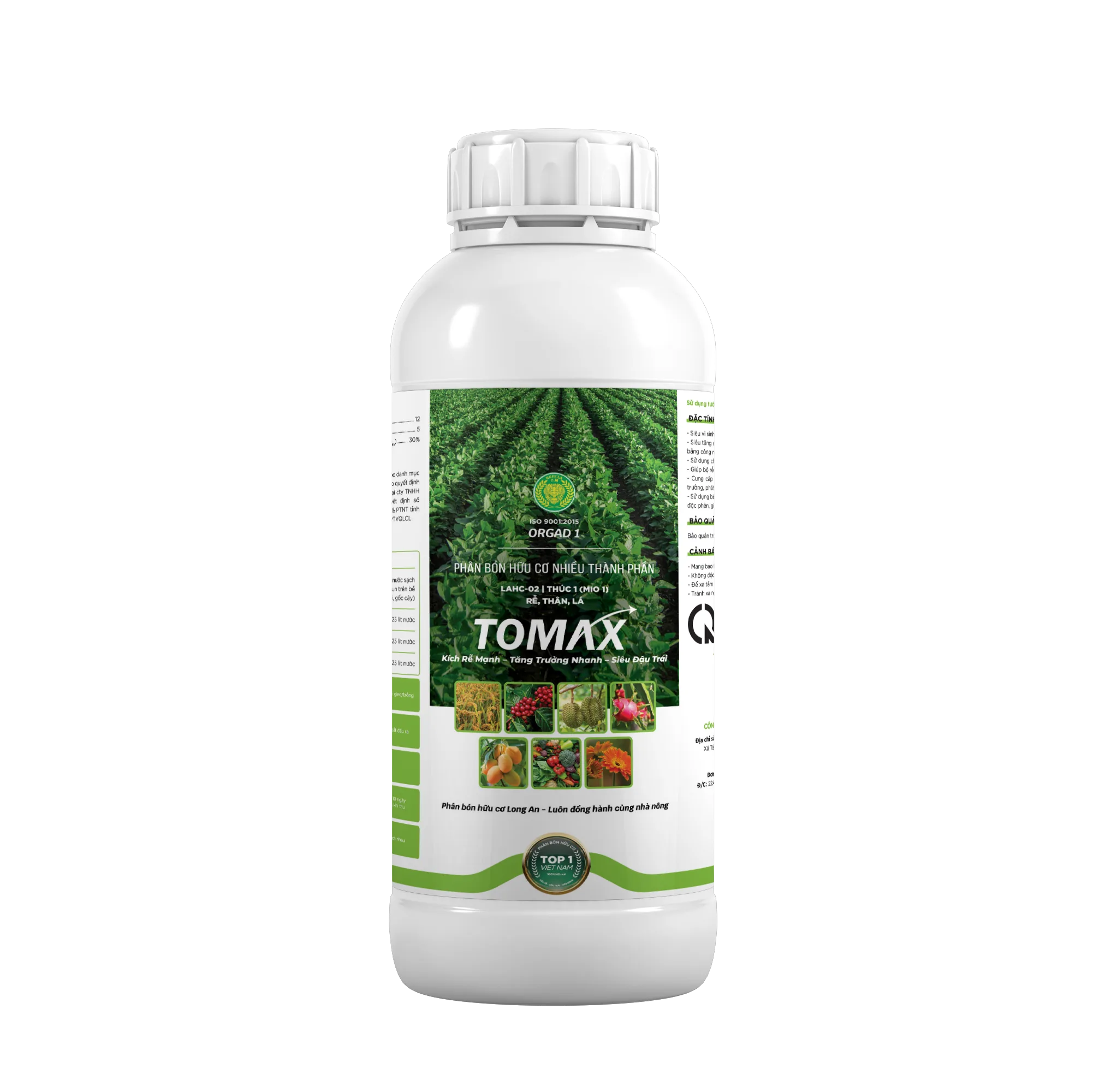Phân bón hữu cơ TOMAX  LAHC-02, MIO-1 - Chai 1L