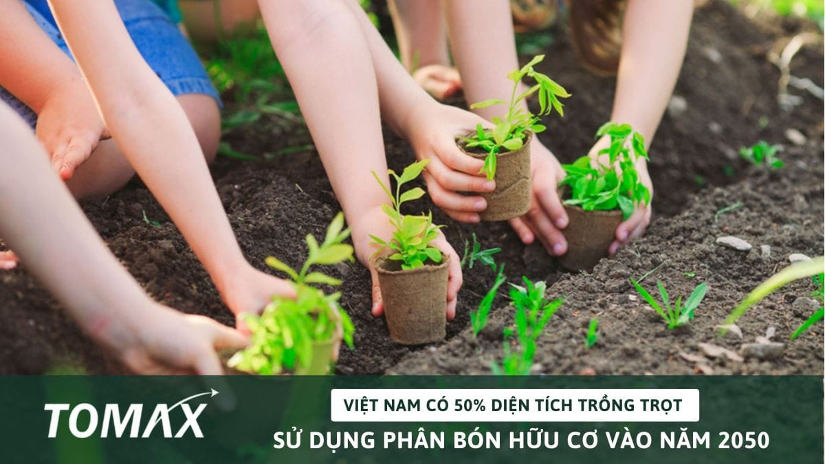 trồng trọt dùng phân bón hữu cơ