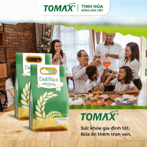 Alternative view of Combo 2 túi Gạo Deli Rice Gạo Lúa Tôm 5kg