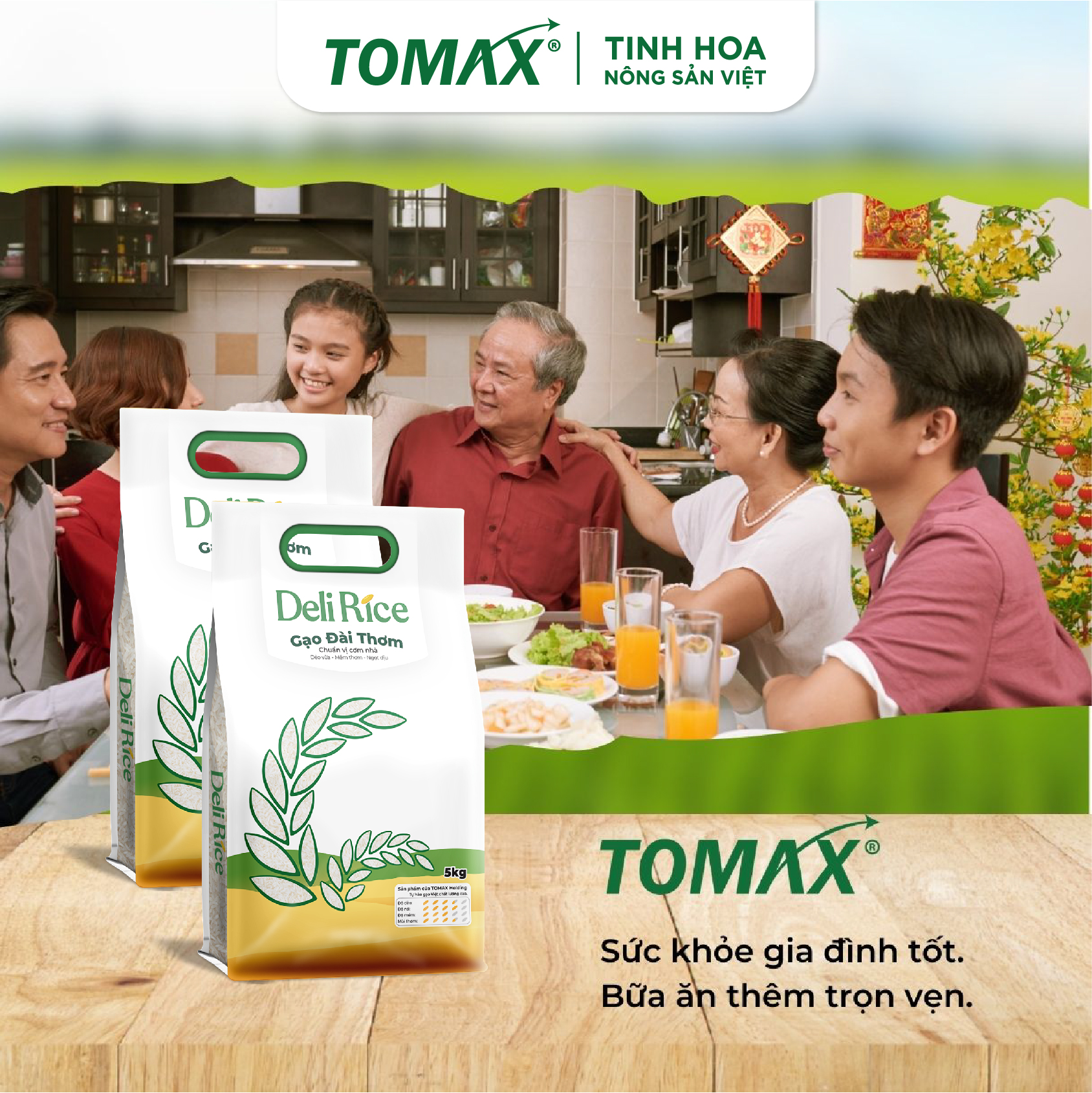 Combo 2 túi Gạo Deli Rice Gạo Đài Thơm 5kg 2 Combo 2 túi Gạo Deli Rice Gạo Đài Thơm 5kg - Ảnh 2