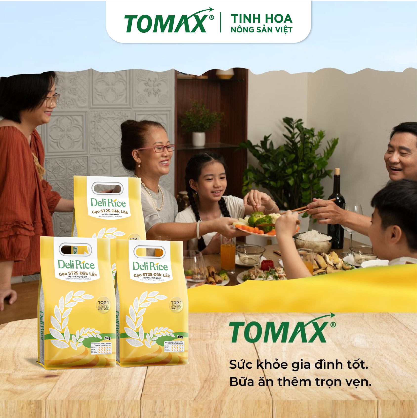 Combo 3 Túi Gạo ST25 Dak Lak Deli Rice (Túi 5kg) 2 Combo 3 Túi Gạo ST25 Dak Lak Deli Rice (Túi 5kg) - Ảnh 2