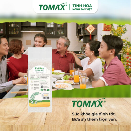 Alternative view of Gạo Đài Thơm 8 Tơi Xốp, Dẻo Cơm - Túi Chân Không 1kg