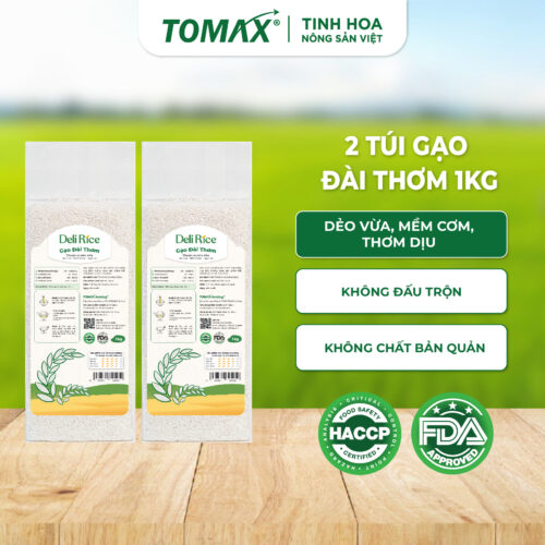 Combo 2 túi Gạo Deli Rice Đài Thơm 1kg