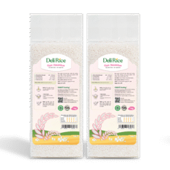 Combo 2 túi Gạo Jasmine thơm dẻo mềm 1kg