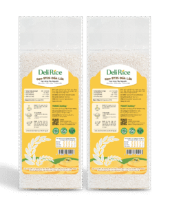 Combo 2 túi Gạo Deli Rice ST25 1kg