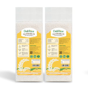 Combo 2 túi Gạo Deli Rice ST25 1kg