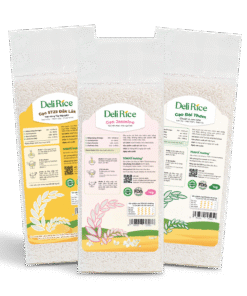 Combo 3 túi Gạo Mix (ST25, Jasmine, Đài Thơm) túi 1kg