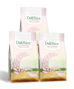 Combo 3 Túi Gạo Deli Rice Jasmine Thơm Dẻo Mềm 2kg