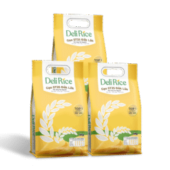 Combo 3 Túi Gạo ST25 Dak Lak Deli Rice (Túi 5kg)