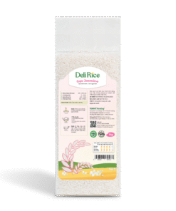 Gạo Jasmine Thơm Dẻo Mềm - Túi Chân Không 1kg