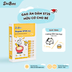 Gạo Ăn Dặm ST25 Hữu Cơ Deli Bebé