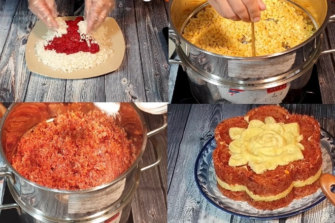 Cách nấu xôi gấc bằng gạo ST25 Dak Lak dẻo tự nhiên, thơm ngon chuẩn vị 5 cach-nau-xoi-gac-tu-gao-st25-4