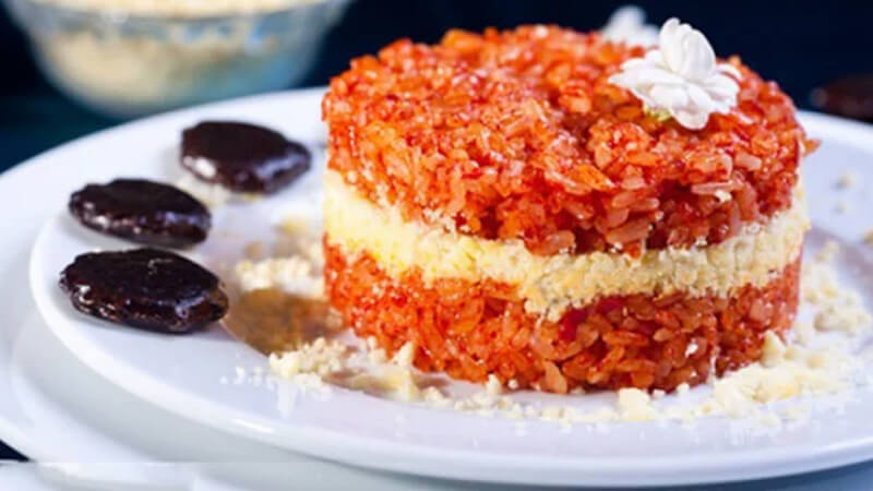 Cách nấu xôi gấc bằng gạo ST25 Dak Lak dẻo tự nhiên, thơm ngon chuẩn vị 6 cach-nau-xoi-gac-tu-gao-st25-5